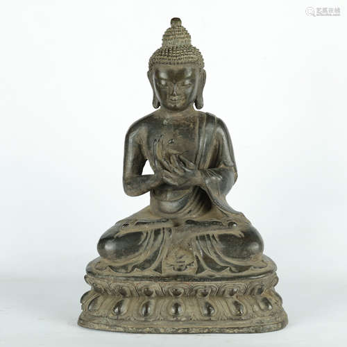 Qing Dynasty - Bronze Buddha Statue