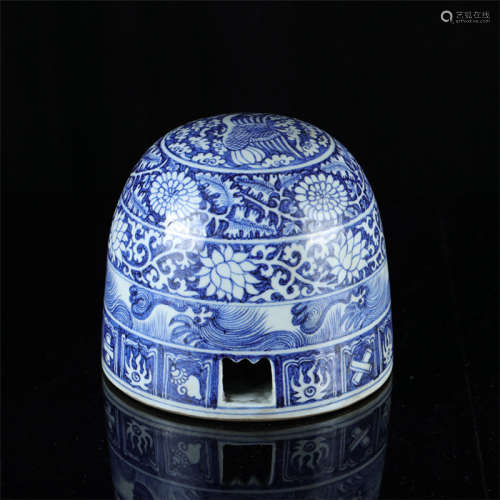 Qing Dynasty - Blue and White Porcelain Yurt
