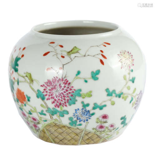 Qing Dynasty - Colored Jar