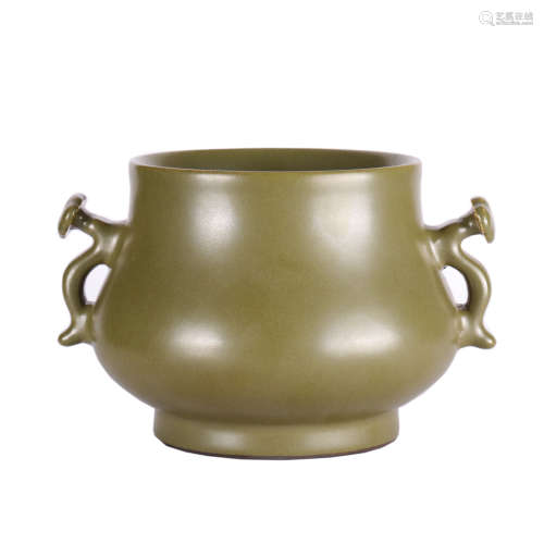 Qing Dynasty - Tea Colored Censer