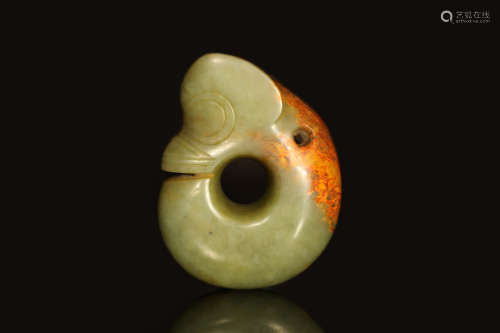 Carved Jade Pig-Dragon