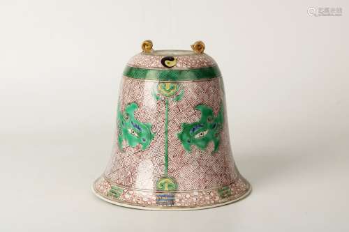 Wucai Porcelain Bell
