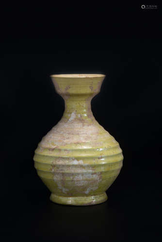 北齊 綠釉盤口壺