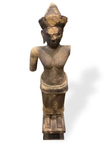 Important sculpture of SHIVA in sandstone \nAngor W…