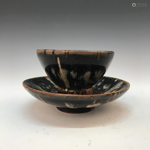 Chinese Jian Zhan Teacup Set