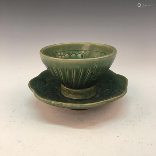 Chinese Longquan Kiln Bowl Set