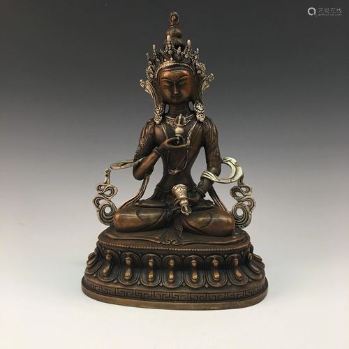 Chinese Bronze Buddha Statue