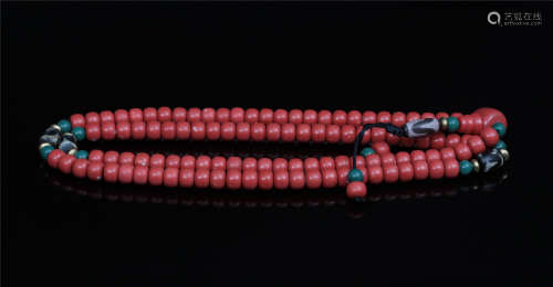 A Coral Like Necklace Qing Dynasty