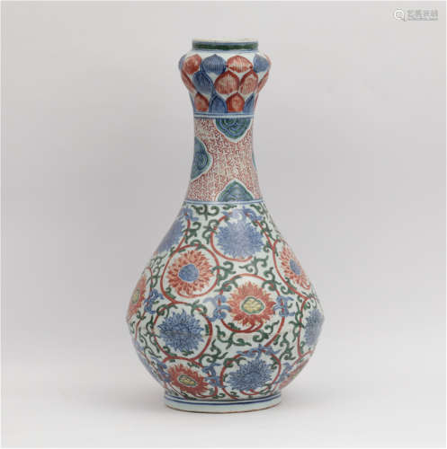 Famille Verte Vase Jiajing Period Ming Dynasty