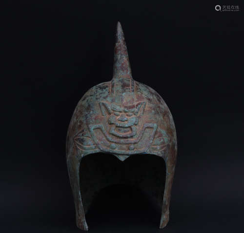 A Bronze Helmet Han Dynasty
