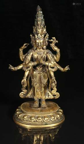 A Gilt Buddha,