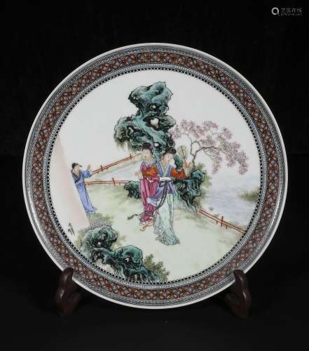 Mid-twentieth century xiong Xiao Feng Powder enamel