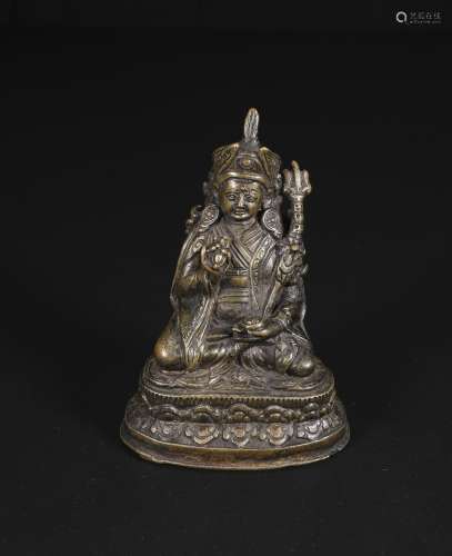 qing dynasty Small bronze Buddha statues