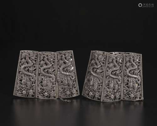 qing dynasty  Silver sleeves
