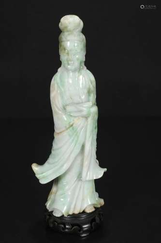 qing dynasty Jade goddess of mercy