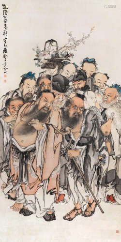 黄 慎 (1687-1772) 群仙图