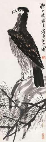 齐白石 (1864-1957) 松鹰图