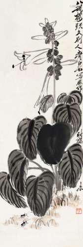 齐白石(1864-1957) 玉簪花