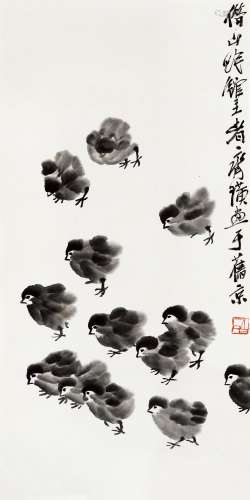 齐白石(1864-1957) 群鸡图