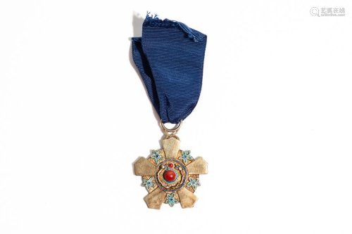 CHINA 1905 ORDER OF DOUBLE DRAGON MEDAL