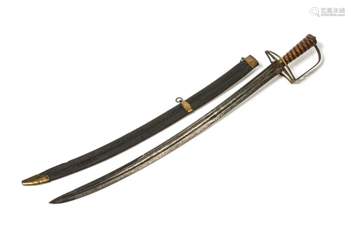 18TH C NAVAL SWORD