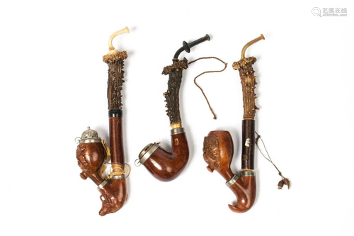 THREE GERMAN PIPES