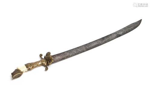 LATE 18TH C GERMAN HUNTING KNIFE