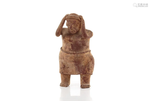 PRE-COLUMBIAN TERRACOTTA COLIMA STANDI…