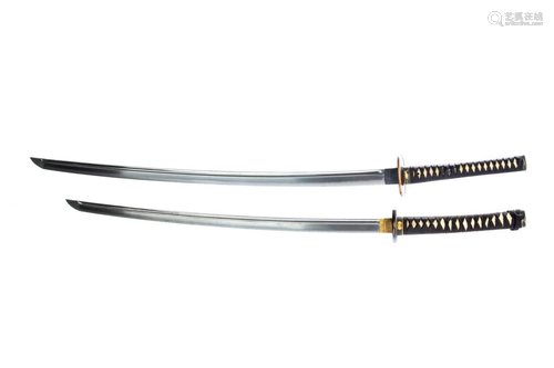 TWO JAPANESE KATANA