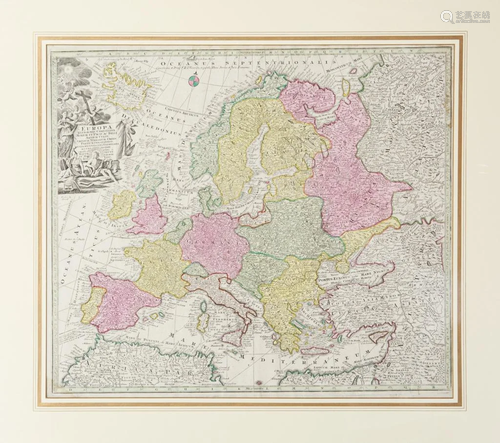 SEUTTER, MATTHIAS, EUROPA RELIGIONIS, 1730