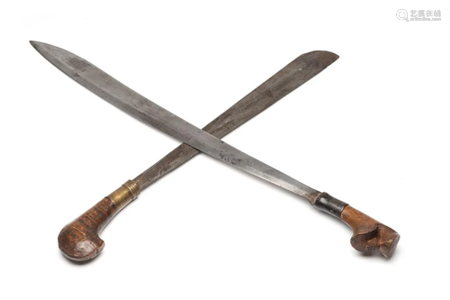 TWO SOUTH ASIAN SWORDS