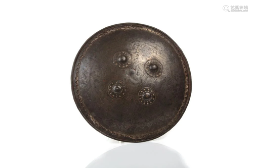 19TH CENTURY INDIAN SHIELD