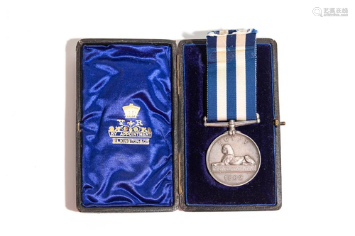 EGYPT MEDAL 1882-89, ROYAL NAVY OFFICER