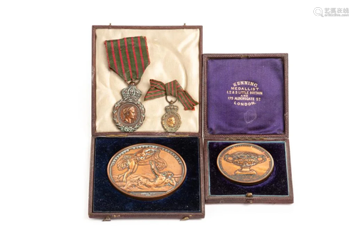 TWO NAPOLEONIC MEDALS