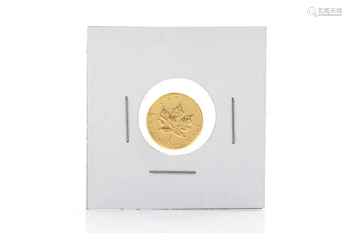 1983 CANADIAN $5 GOLD COIN, 2.8g