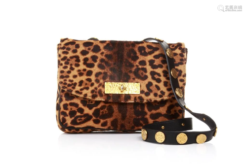 CHRISTIAN LOUBOUTIN LEOPARD SHOULDER BAG