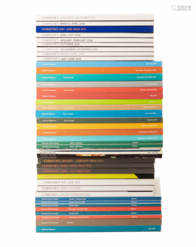 FORTY CHRISTIE'S MAGAZINES (2010 - 2017)
