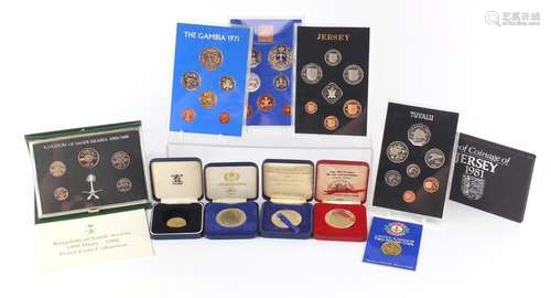 Proof and other coinage including Kingdom of Saudi Arabia coin collection and proof coinage of