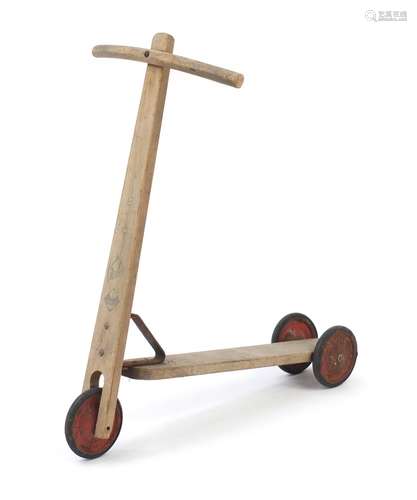 Vintage child's Vero ABC baby scooter, 58cm high : For Further Condition Reports Please Visit Our