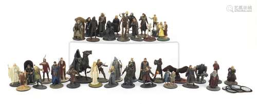 Collection of NLP hand painted metal Lord of the Rings figures, the largest 8.5cm high : For Further