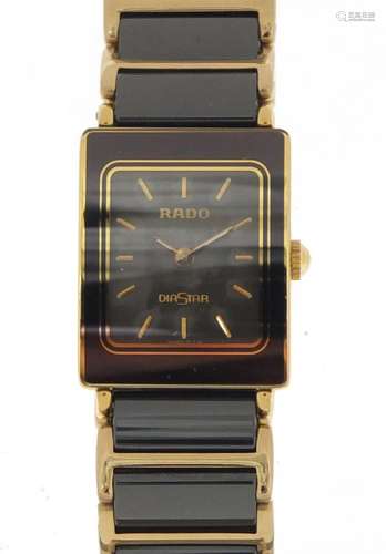 Rado Diastar wristwatch, 21mm x 18mm excluding the crown : For Further Condition Reports Please