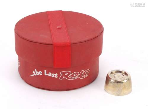 My Last Rolo silver Rolo with box, 2.3cm in diameter, 18.5g : For Further Condition Reports Please