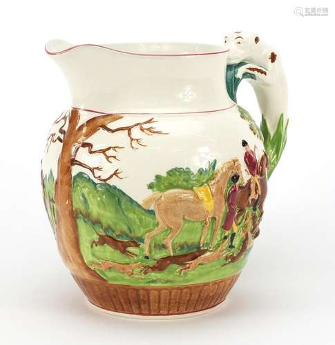 Wedgwood D'ye Ken John Peel hunting jug, 18.5cm high : For Further Condition Reports Please Visit