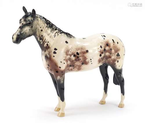 Royal Doulton Appaloosa horse, 20cm high : For Further Condition Reports Please Visit Our Website,