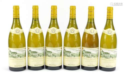 Six bottles of 2002 Domaine Jean Billaud-Simon Chablis 1er Cru Mont de Milieu : For Further