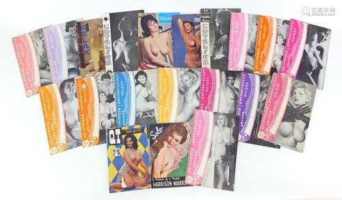 Twenty vintage adult magazines including Mistress, Relax by Demand and Connoisseurs Choice : For