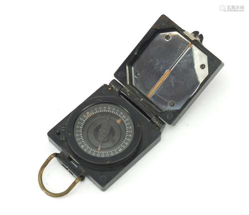 Military interest magnetic marching compass by TG Co : For Further Condition Reports Please Visit