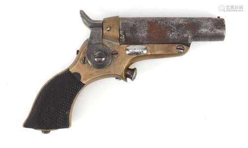 19th century American single shot Derringer by Eben T Starr dated May 10th 1864 : For Further