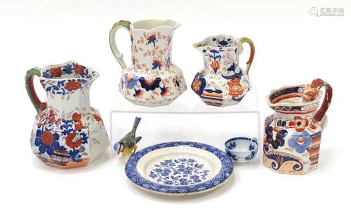 Victorian and later china including a large Masons ironstone jug and a Goebel bird : For Further