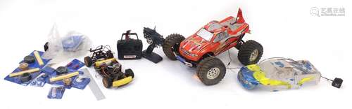 Nitro remote control truck and a kit built electric remote control car : For Further Condition